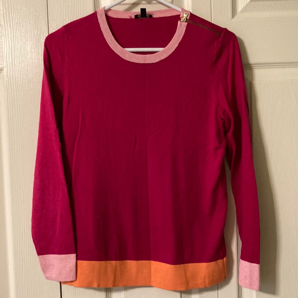 Pretty pink Talbots sweater